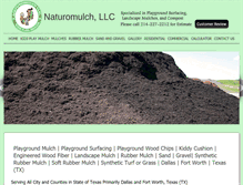 Tablet Screenshot of naturomulch.com